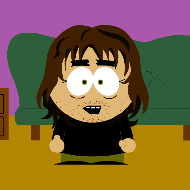 La tête de SeB dans South Park